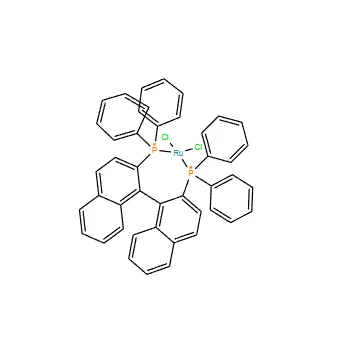 CAS 132071-87-5|DIKLORO[(R)-( plus )-2,2'-BIS(DIPHENYLPHOSPHINO)-1,1'-BINAPHTHYL]RUTHENIUM (II)