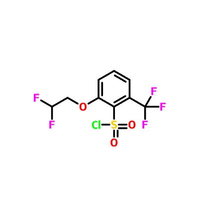 CAS 865352-01-8|2-(2,2-difluorethoxy)-6-(trifluormethyl)benzen-1-sulfonylchlorid