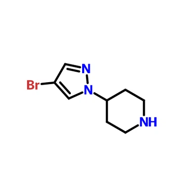 CAS 877399-60-5|4-(4-Brom-pyrazol-1-yl)-piperidin