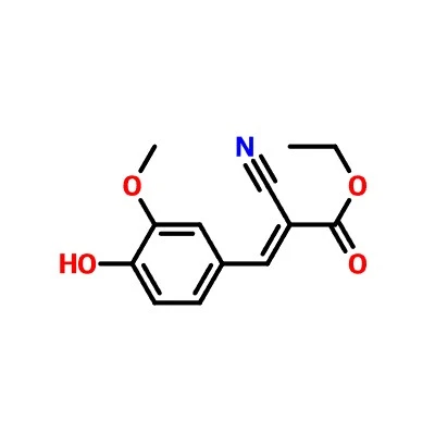CAS:13373-29-0|Ethyl 2-cyano-3-(4-hydroxy-3-methoxyphenyl)acrylat