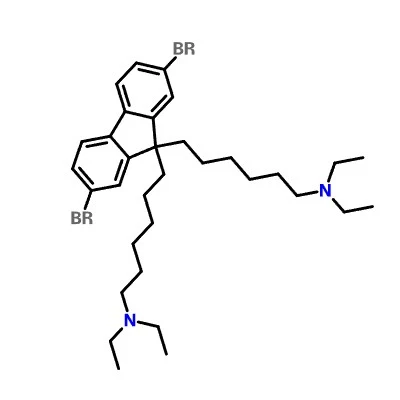 CAS:1305335-05-0|6,6'-(2,7-dibrom-9H-fluoren-9,9-diyl)bis(N,N-diethylhexan-1-amin)